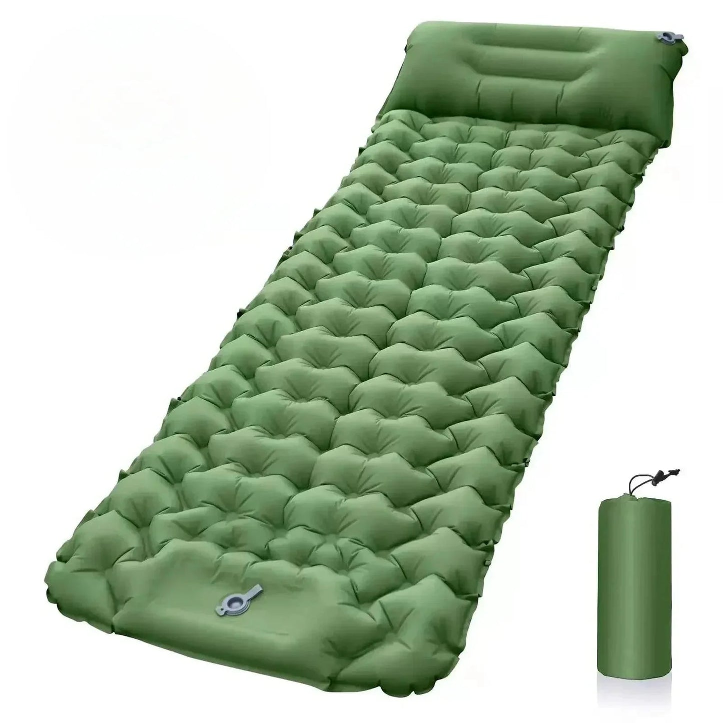 Matelas gonflable ultra-résistant et étanche avec pompe intégrée