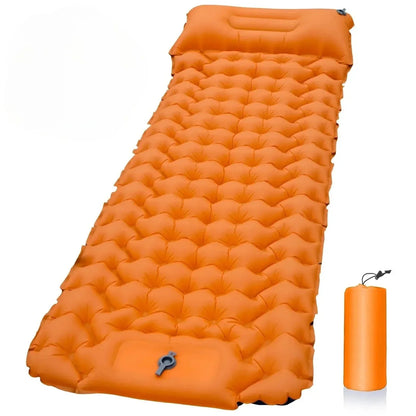 Matelas gonflable ultra-résistant et étanche avec pompe intégrée