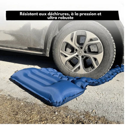 Matelas gonflable ultra-résistant et étanche avec pompe intégrée