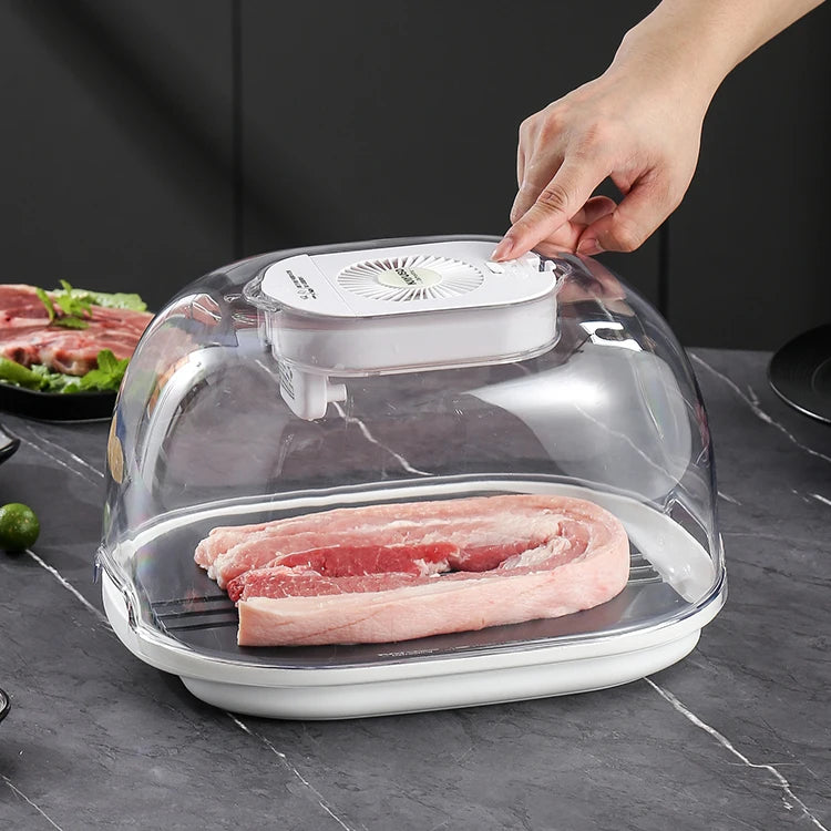 New Food Defroster With Non-Stick Thaw Board Plate Easy To Use Thawing Tool