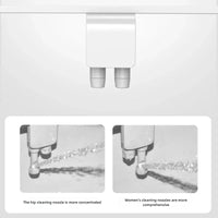 Ultra-Thin Non-Electric Dual Nozzle Bidet Attachment Adjustable Water Pressure Ideal for Pregnant Women