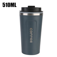 Thermo Cafe Double Stainless Steel Coffee Mug for Tea Water Coffee 380/510ML Leak_Proof Travel Thermo Cup Car Thermos Mug